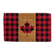 Abbott Doormat - Check Maple Leaf