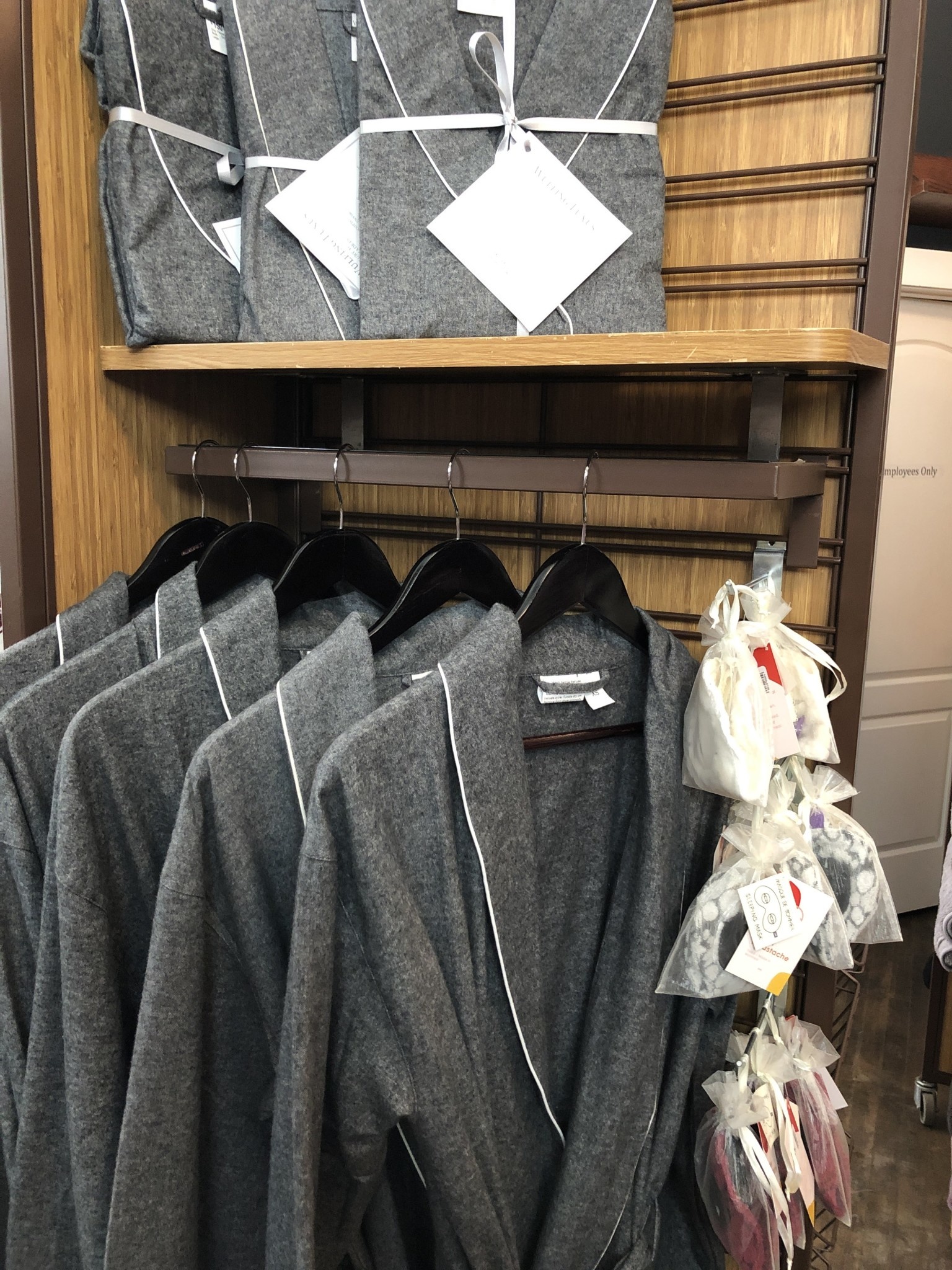 Grey Flannel Robe - Small