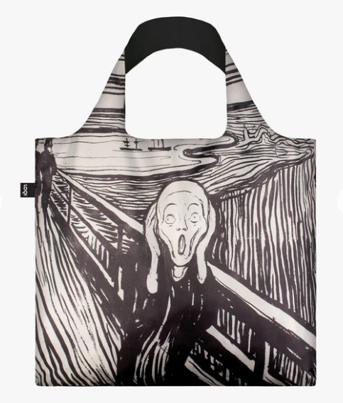 Loqi Tote Bag - Museum - Edvard Munch - Scream - BW