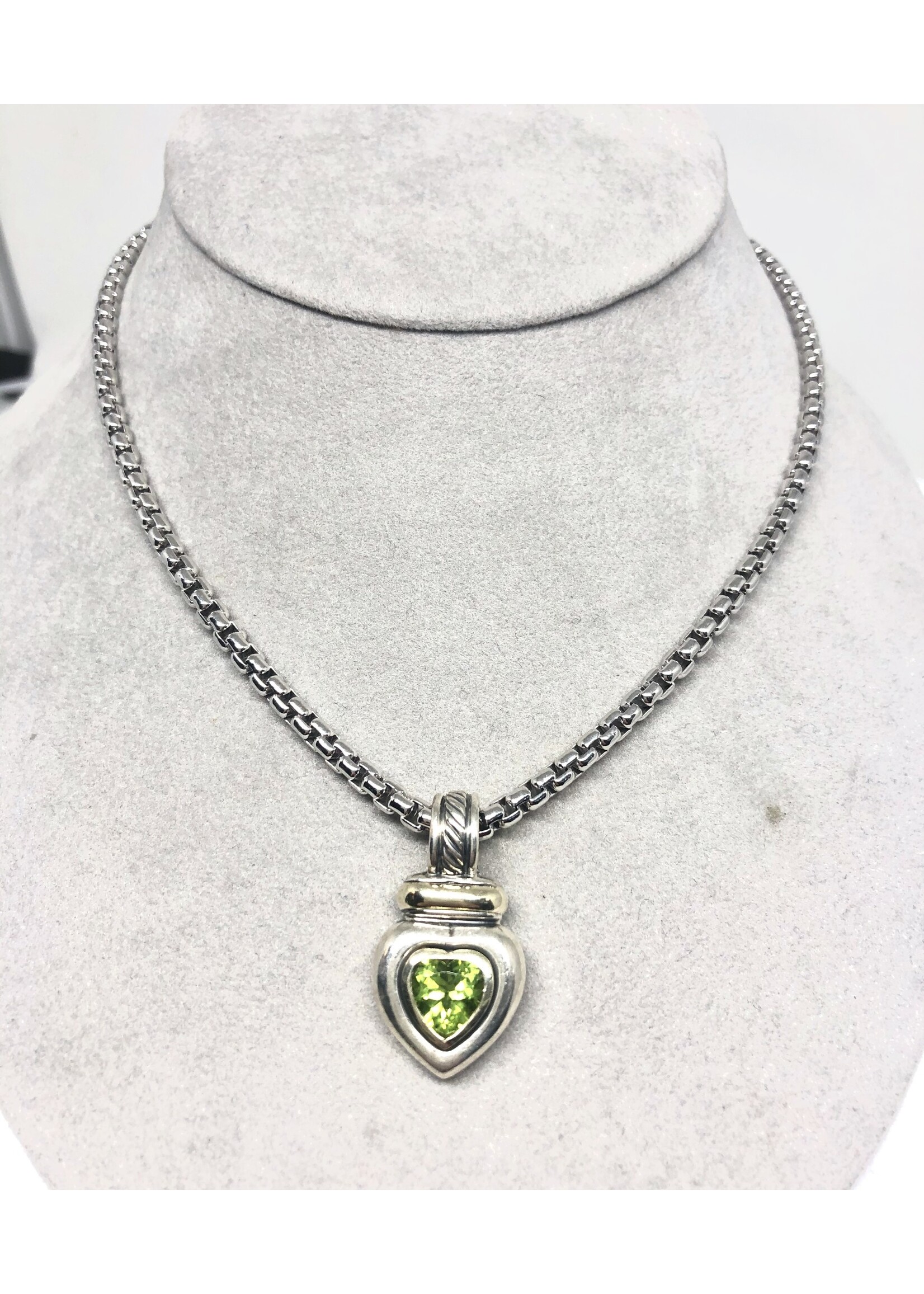 AET-925&14KY 8.5g Peridot David Yurman Pendant