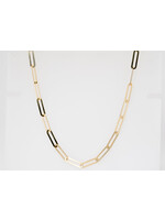 14KY 20"-22" Adjustable Paper Clip Chain