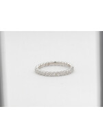 18KW 2.00g .14ctw Diamond Stackable Band (size 6.5)