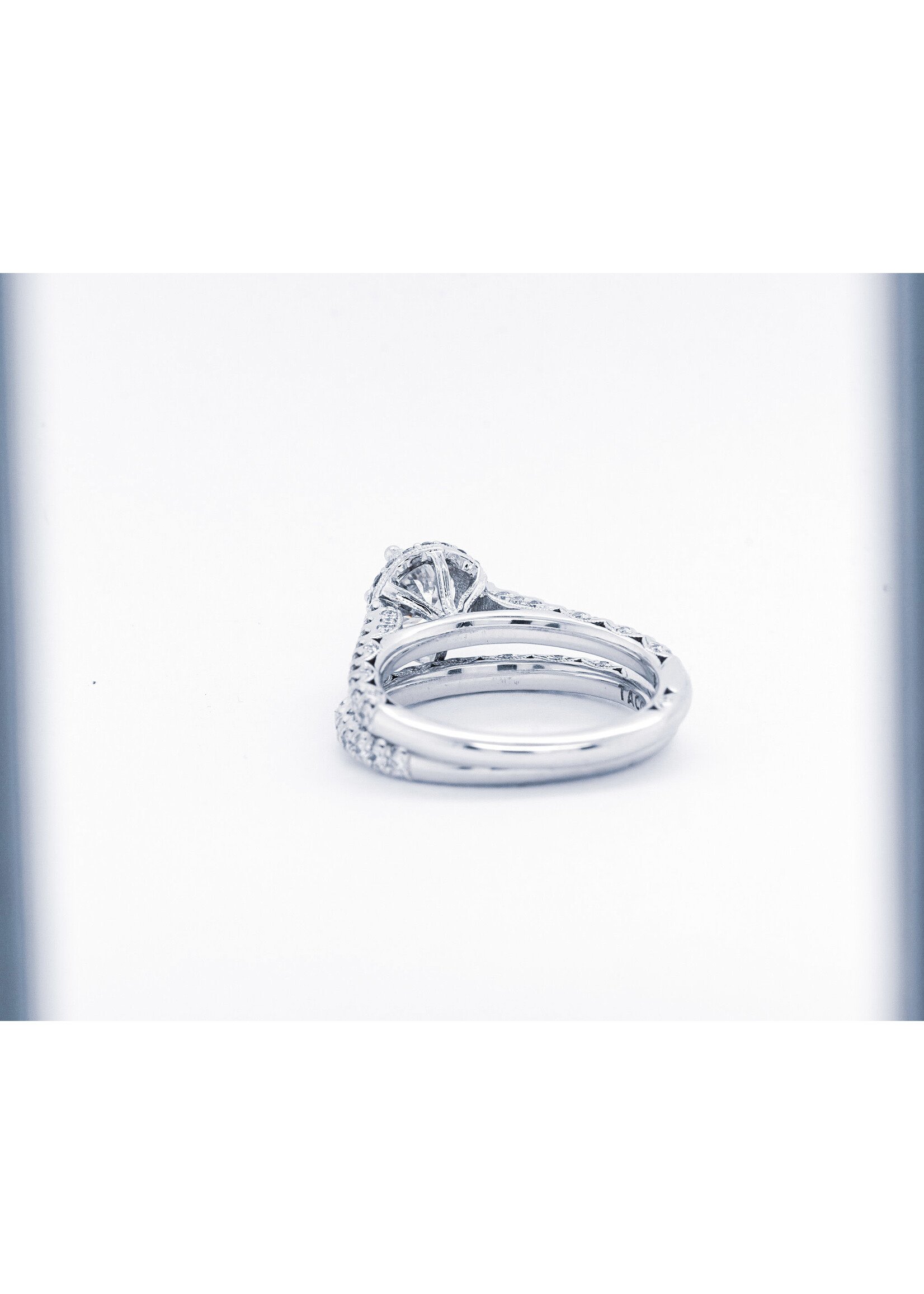 18KW 7g 1.80ctw (.74ctr) Tacori Engagement Ring (size 6)