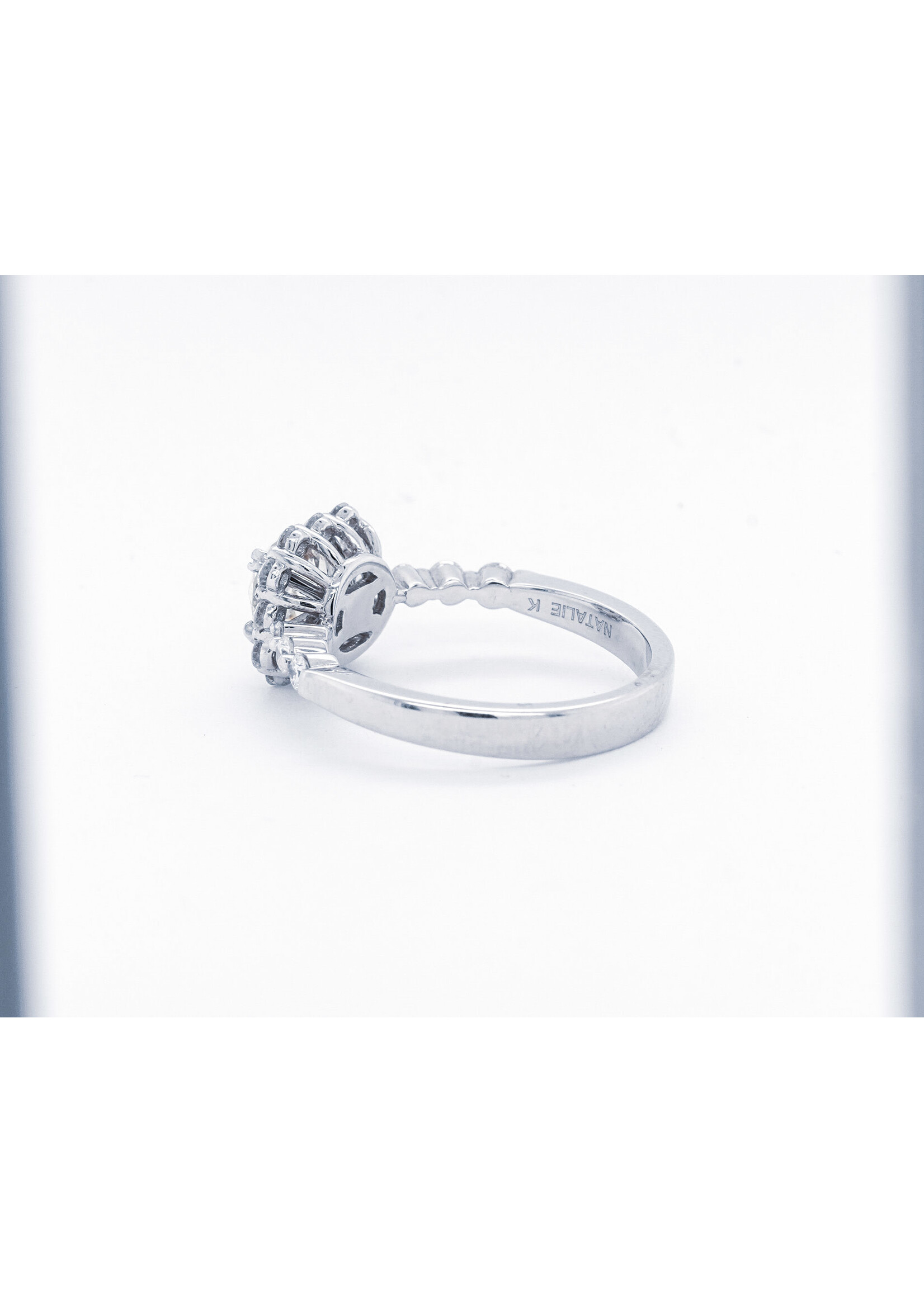 14KW 3.71g 1.69TW (1.19ctr)J/K VS2 Natalie K Diamond Engagement Ring (size 6.5)