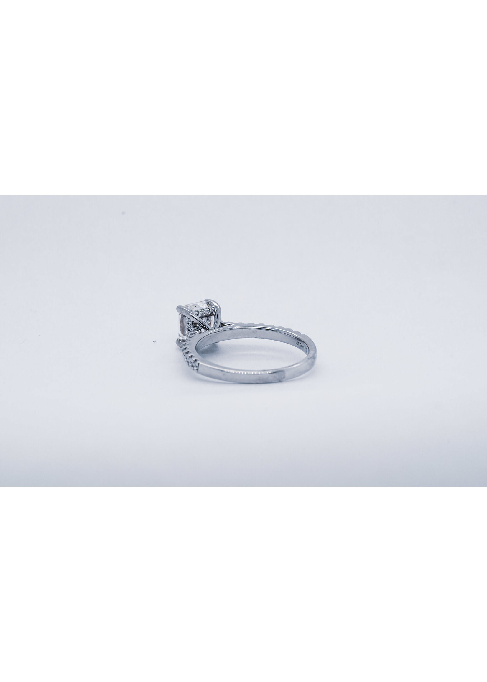 14KW 2.96g Venetti 1.81ctw (1.51ctr) Diamond Hidden Halo Engagement Ring (size 6.5)