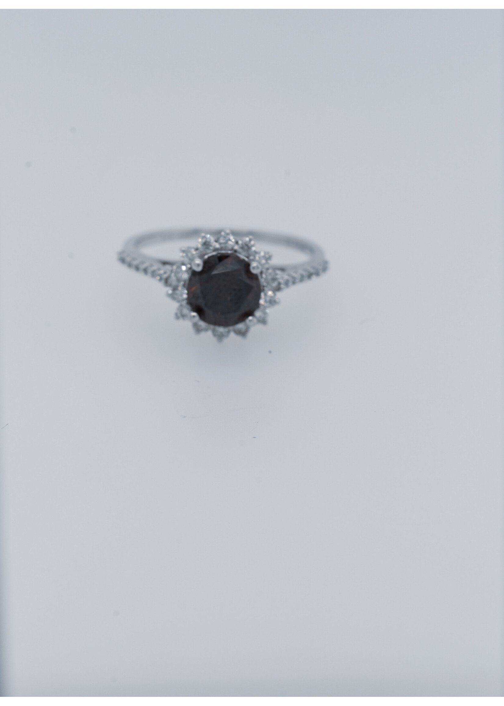 14KW 2.6g 1.79ctw (1.33ctr) FR/I1 Round Diamond Halo Engagement Ring (Size 6.75)