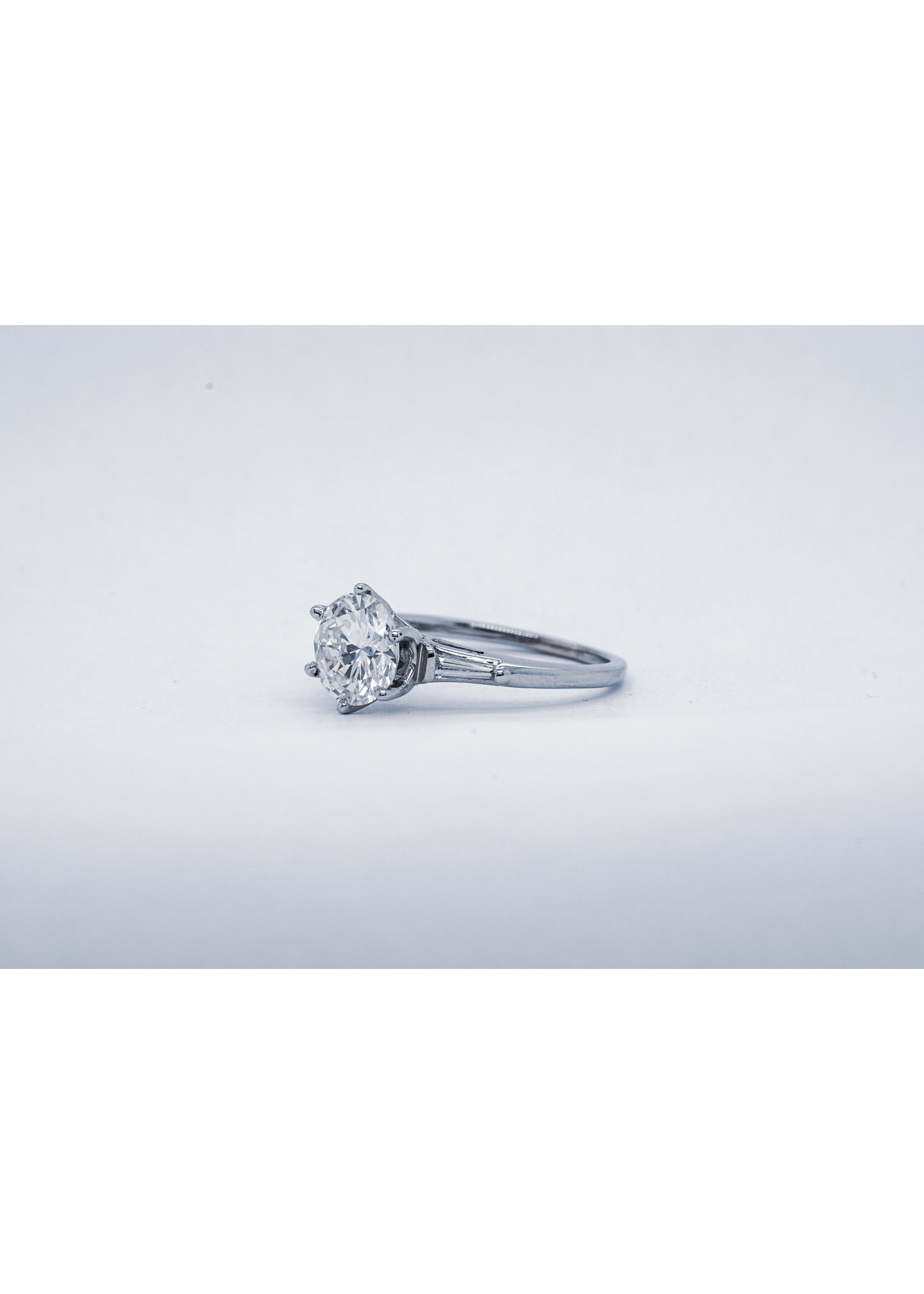 14KW 2.41g 1.81ctw (1.57ctr) I/SI1 Transitional Cut Diamond Engagement Ring (size 5.5)