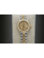 26mm Ladies Stainless/18KY Datejust Rolex Jubilee Band