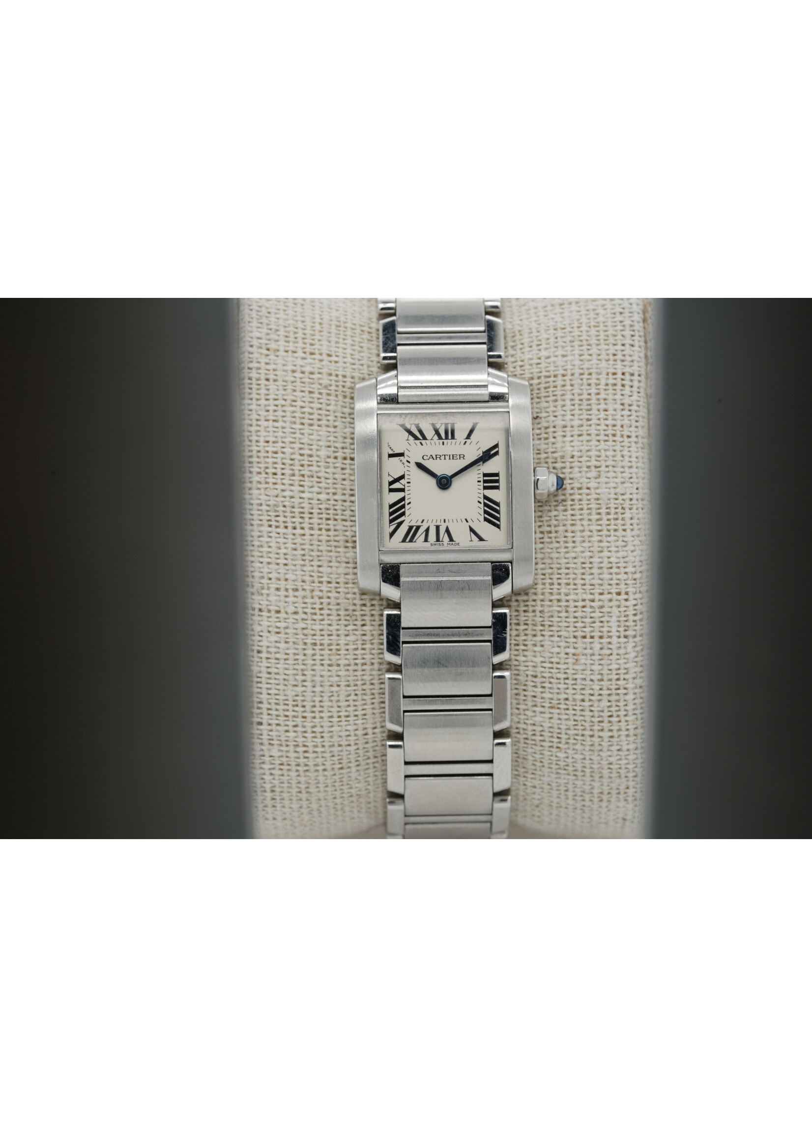 Cartier Tank Francaise Small Model 25mm x 20mm Stainless