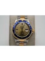 BTET- Men's Stainless/18KY Submariner Diamond Dial Oyster Band