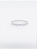 18KW 2.0g .23ctw Diamond Stackable Band (size 6.5)