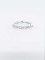 18KW 2.3g .34ctw Diamond Stackable Band (size 6.5)