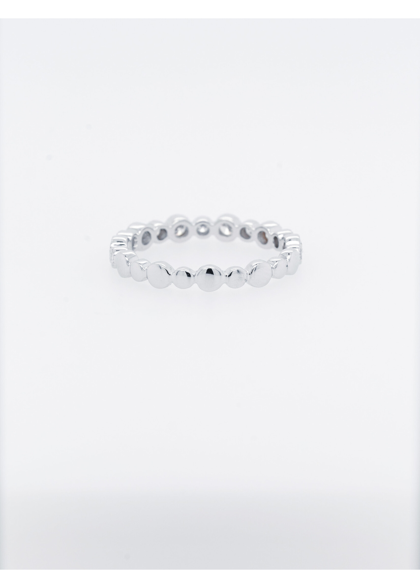 18KW 2.3g .34ctw Diamond Stackable Band (size 6.5)