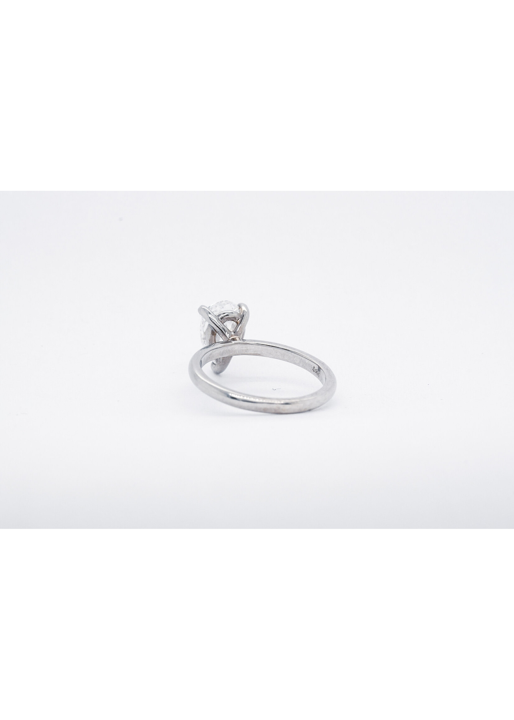 14KW 3.36g 1.62ct E/SI1 GIA Pear Cut Diamond Solitaire Engagement Ring (size 6.25)
