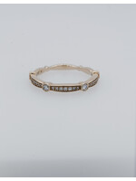 14KY 2.4g .30tw Diamond Stackable Band (size 7)