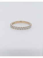 14KY 2.4g .80ctw Diamond U-Prong Stackable Band (size 7)