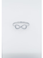 14KW .18ctw Diamond Infinity Fashion Ring (size 7)