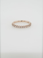 14KR 2.72g .40ctw Diamond Stackable Band (size 6)