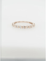 14KR 1.7g .52ctw Diamond Stackable Band (size 7)