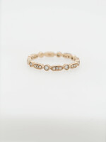 14KR 1.8g .24ctw Diamond Stackable Band (size 7)