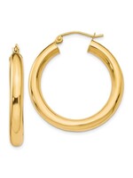 10KY 2.19g Hoop Earrings 30mm