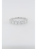 14KY 5.30g 2.30ctw Diamond U-Prong Stackable Band (size 6.5)