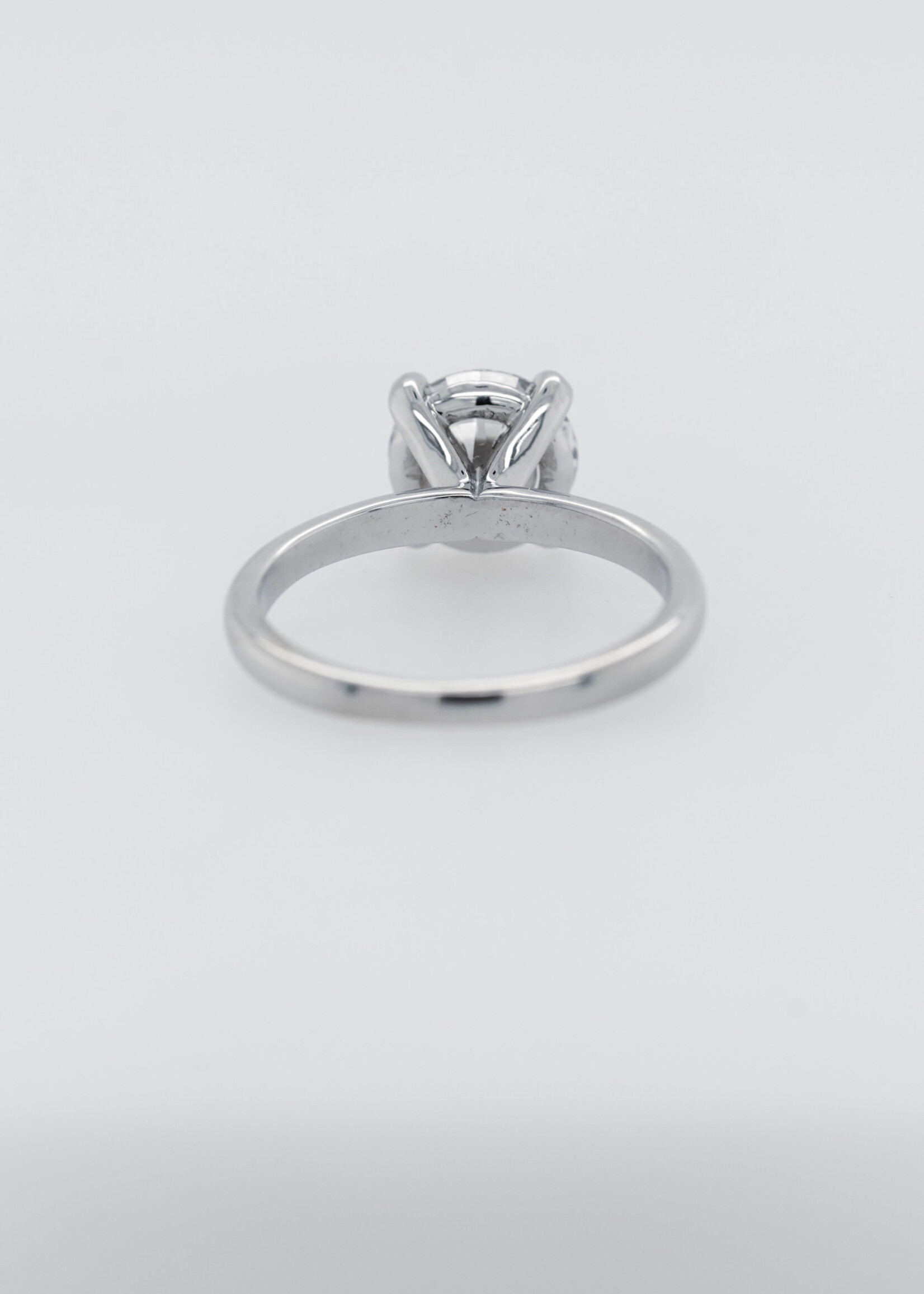 14KW 3.41g 2.02ct F/SI1 IGI Lab Grown Round Diamond Engagement Ring (size 7)