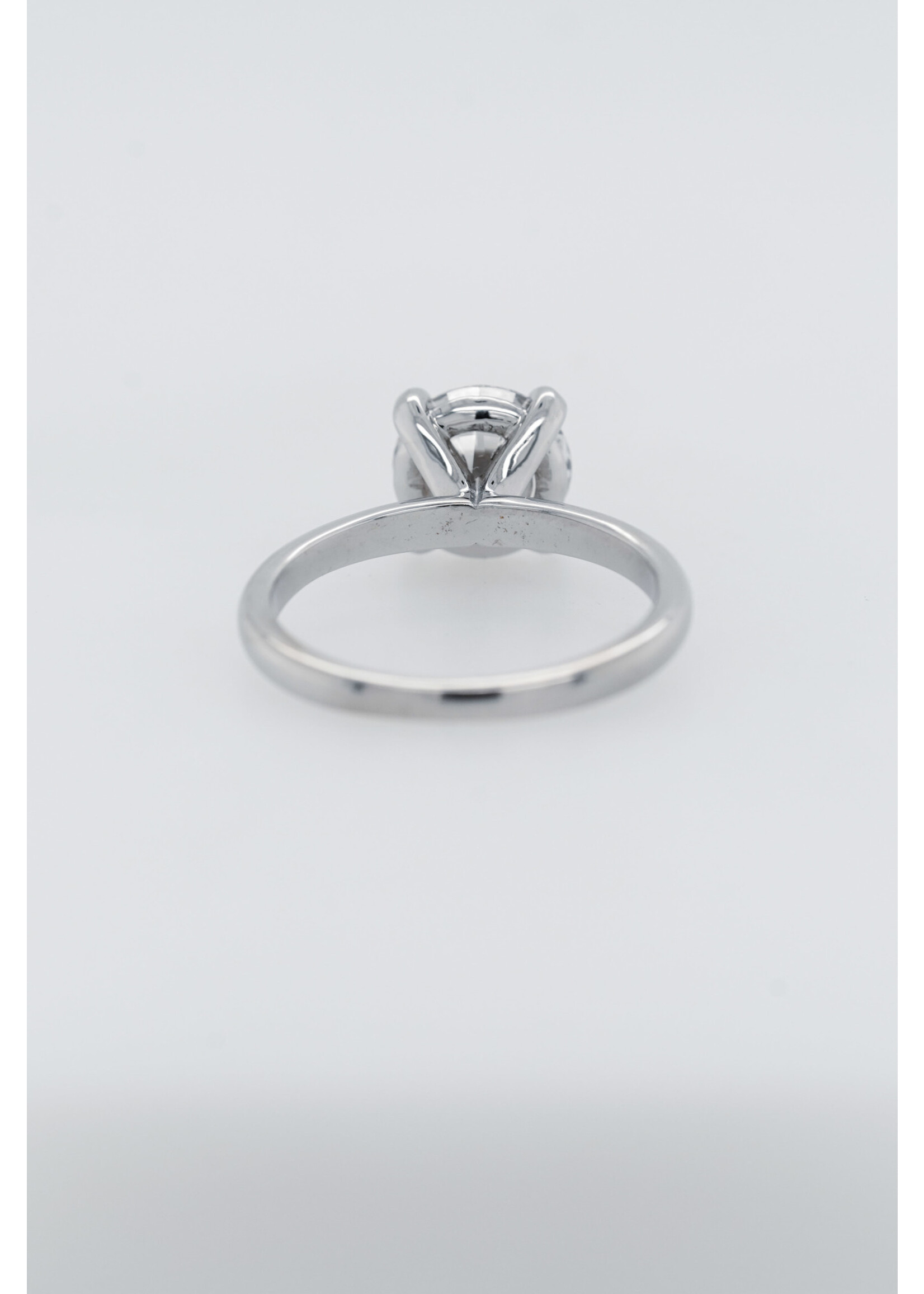 14KW 3.41g 2.02ct F/SI1 IGI Lab Grown Round Diamond Engagement Ring (size 7)