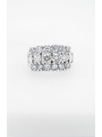 14KW 4.8g 2.40ctw Diamond Vintage Ring (size 6.75)