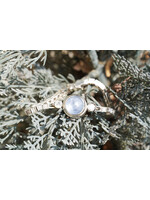 14KW 13.8g 8.86ctw (7.50ctr) Star Sapphire & Diamond Vintage Bracelet