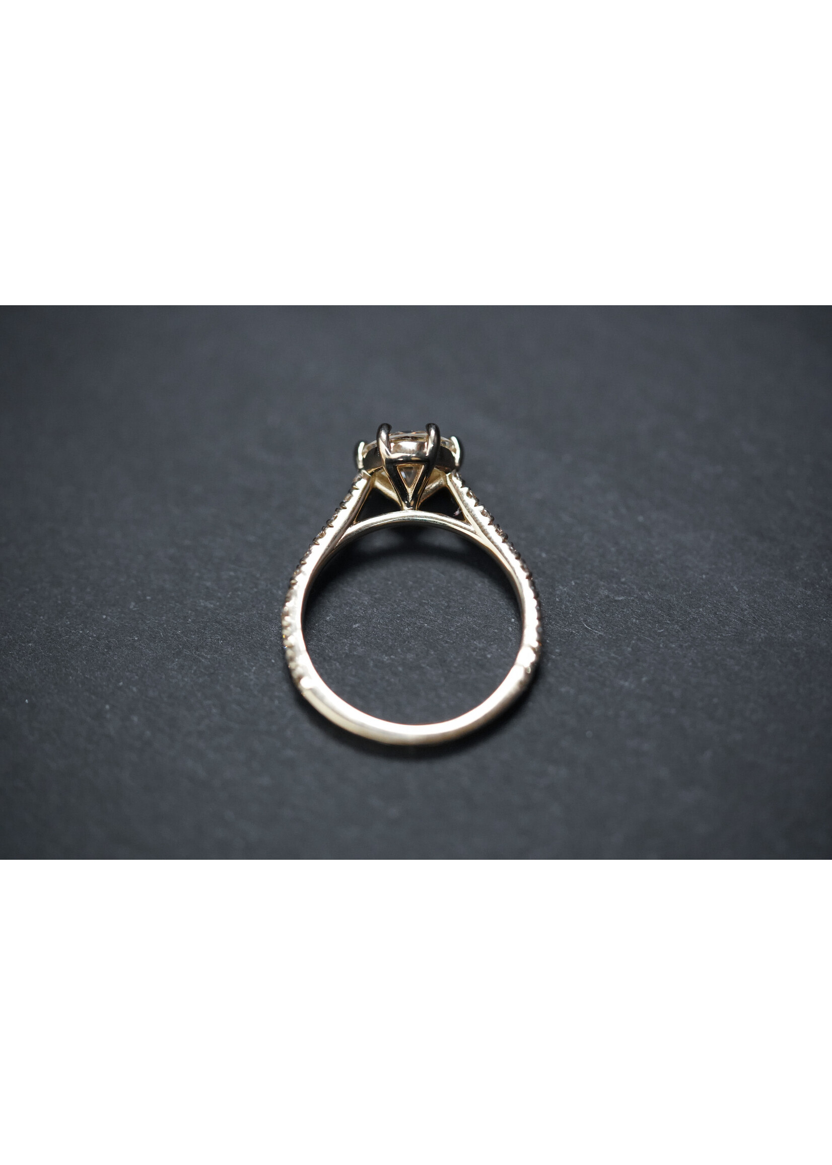 14KY 3.11g 2.04ctw (1.52ctr) K/VS2 Round Diamond Engagement Ring (size 7)
