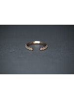 14KY 2.38g .50ctw Open Diamond Stackable Band (size 6)