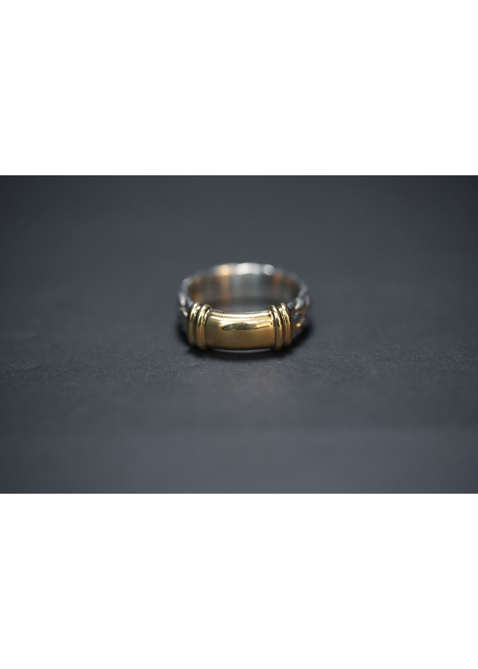 Sterling/18KY 8.86g David Yurman Fashion Ring (size 9)