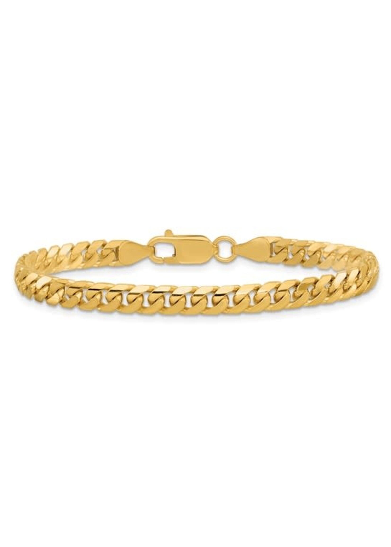 14KY 15.85g 5mm Cuban Link Bracelet 8.5"