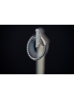 14KW 2.87g .77ctw Diamond Inside/Out Hoop Earrings