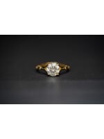 14KY 3.63g 2.02ct J/VS2 European Diamond Vintage Style Solitaire Engagement Ring (size 7.5)
