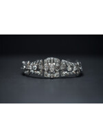 Platinum 33.85g 5.80ctw Diamond Vintage Bracelet 7.25"
