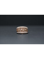 14KR 10.80g 3.90ctw Fancy Color Diamond Fashion Ring (size 7)