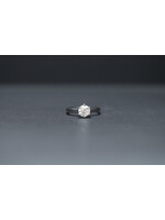 18KW 3.14g 1.03ct F/VVS2 GIA Round Diamond Solitaire Engagement Ring (size 6.25)