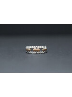 14KWY 5.19g .95ctw Diamond Link Fashion Ring (size 7)