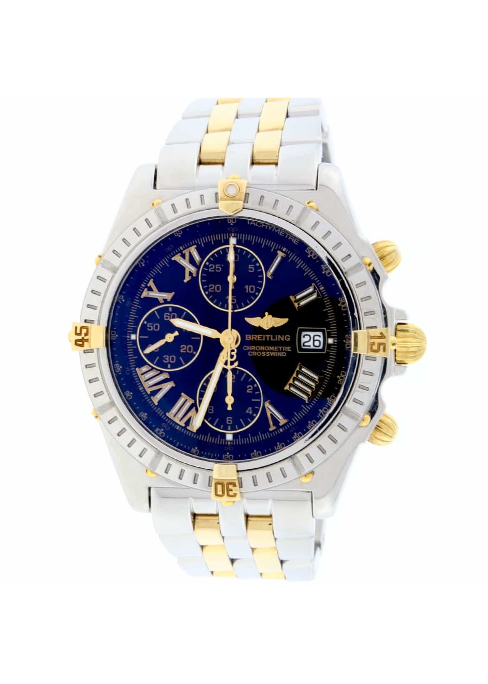 VRTT- Breitling Stainless/18KY Crosswind Men's Watch