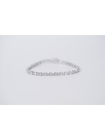 14KW 10.09g 4.30ctw Diamond Fashion Tennis Bracelet 7"