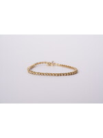 14KY 10.4g 2.00ctw J-K/SI1-SI2 Diamond Tennis Bracelet 7"