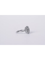 10KW 2.1g .25ctw Diamond Halo Fashion Ring (size 7)