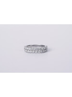 14KW 4.48g 1.18ctw Diamond Fashion Band (size 6.5)