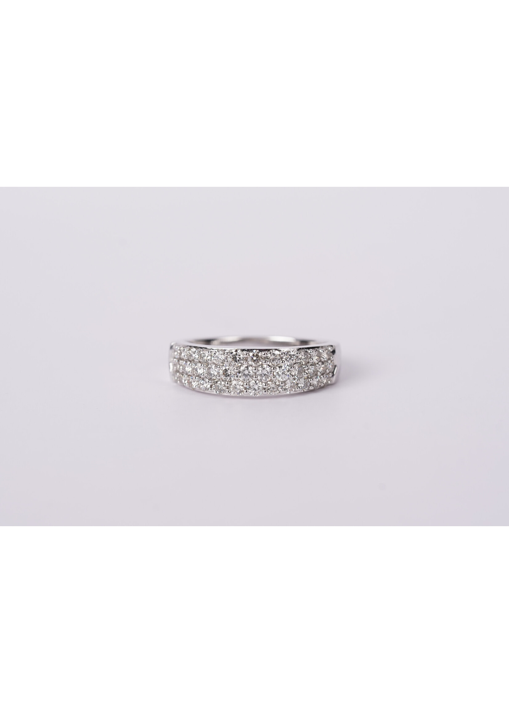 14KW 4.26g 1.00ctw Diamond Fashion Ring (size 7)