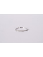 14KW 1.69g .25ctw Diamond U Prong Stackable Band (size 6.5)