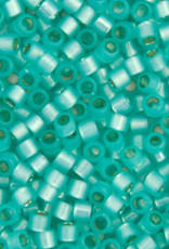 Miyuki Delica Seed Beads Delica 11/0 RD Aqua Green Alabaster/Opal Silver Lined-Dyed 0627V