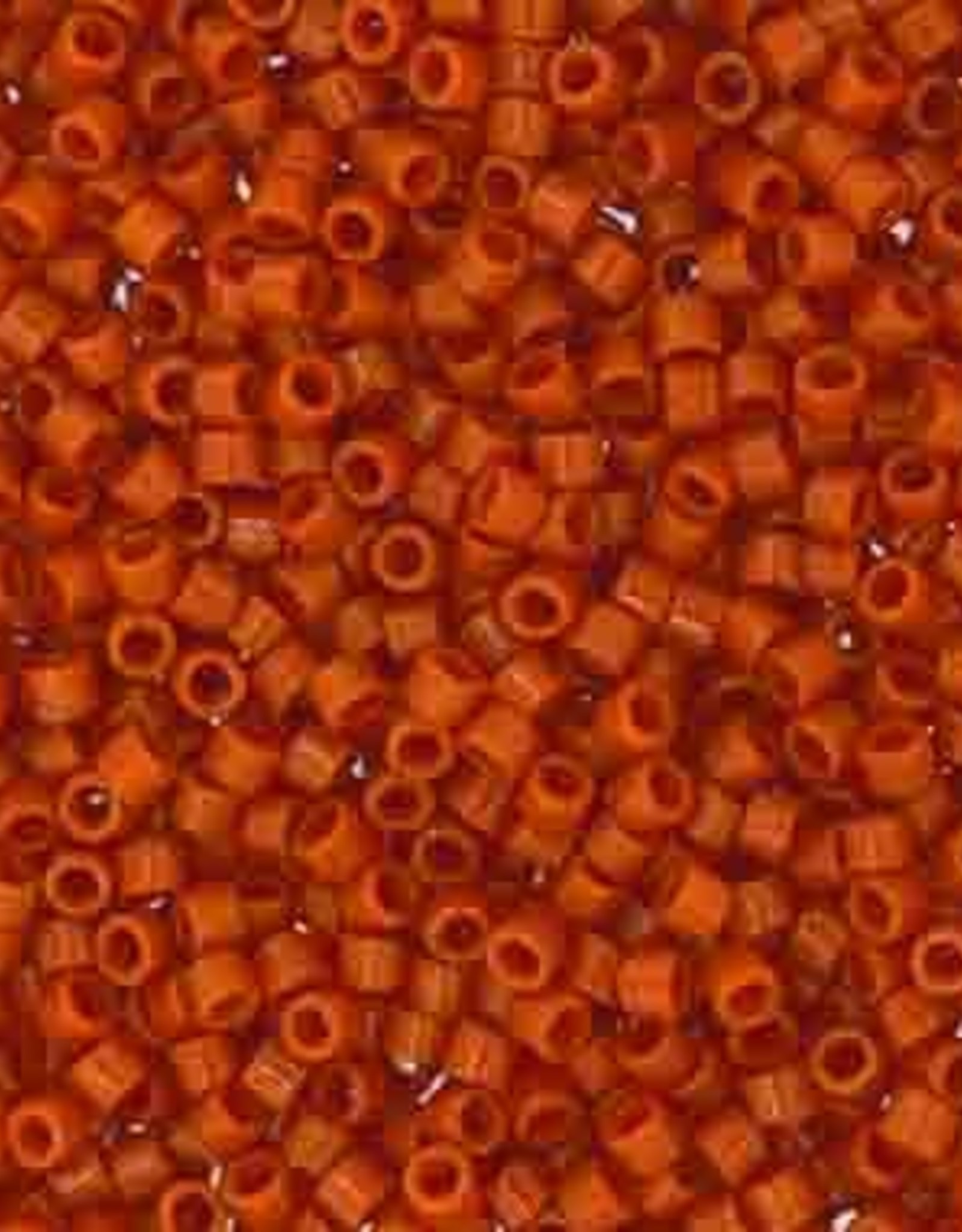 Miyuki Delica Seed Beads Delica 11/0 Program Duracoat Opaque Dyed Pumpkin Orange