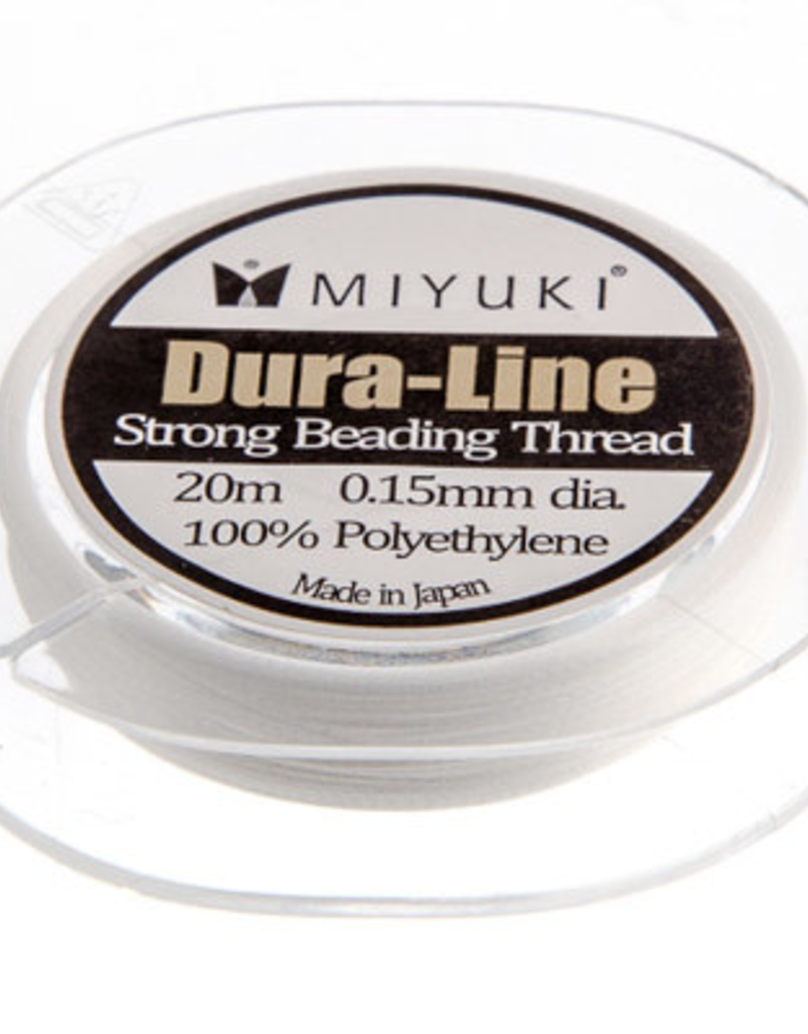 Miyuki Dura-Line 20m Clear White 0.15mm Strong Beading Thread
